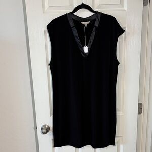 Banana Republic Black Dress with Gold Label